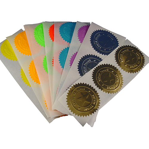 Self-adhesive Maine Foil Notary Seals
