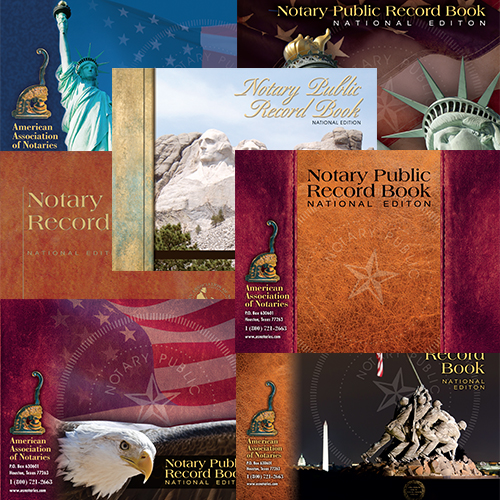 Idaho Notary Record Book (Journal) - 242 entries with thumbprint space