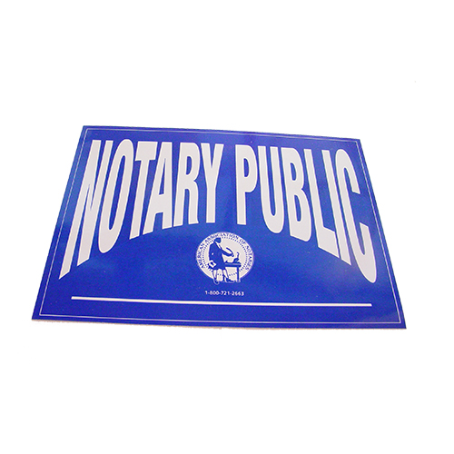 Connecticut Notary Public Decals