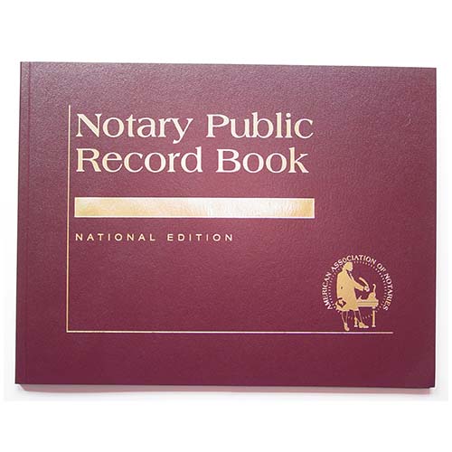 Connecticut Contemporary Notary Record Book (Journal) - with thumbprint space