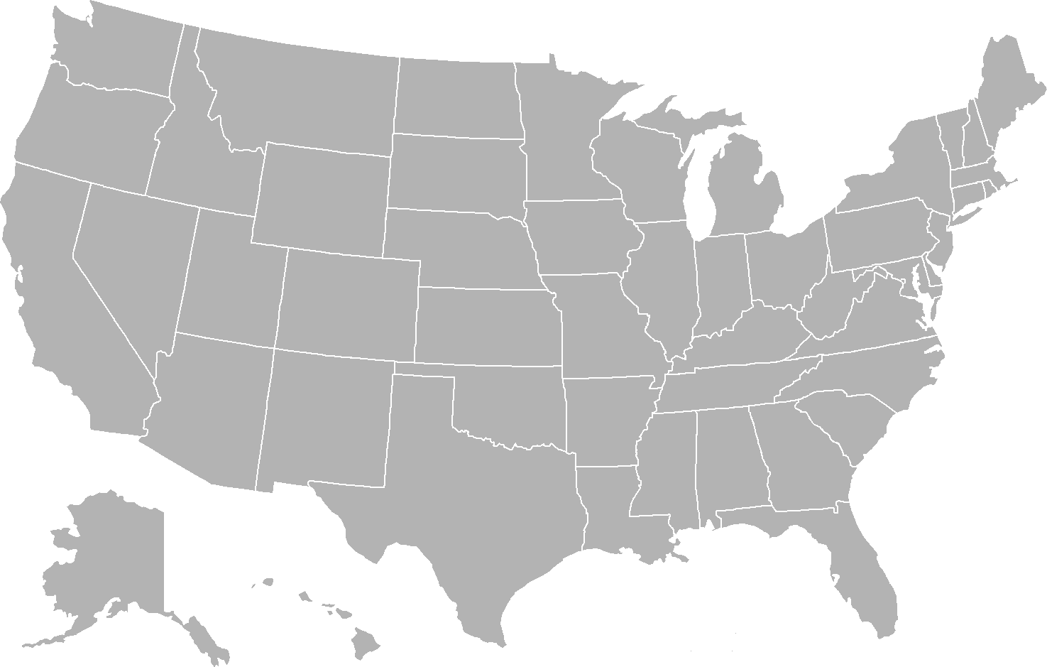 Map of the United States