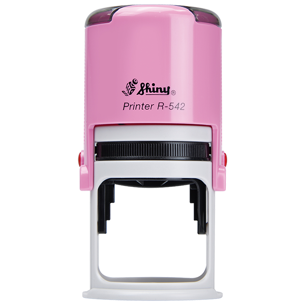 Connecticut Notary Stamp Round - Pink Case Color