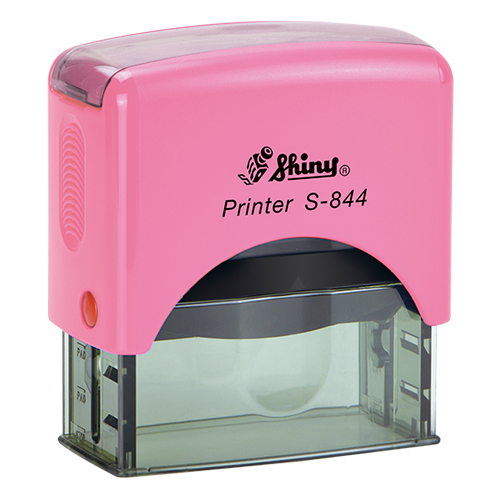 Georgia Notary Stamp - Shiny S844 (Pink)