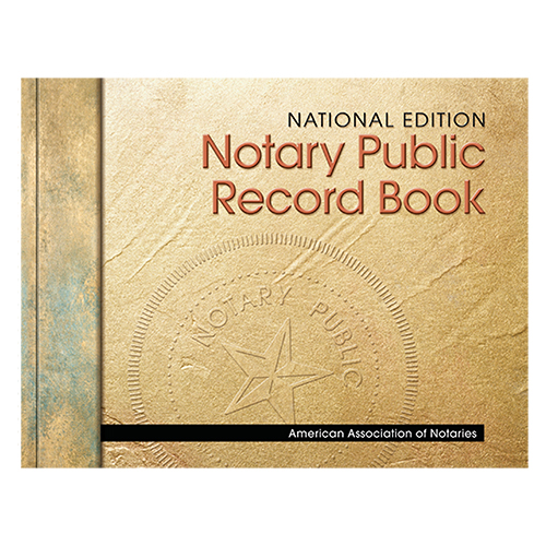 Minnesota Perfectly Bound Notary Public Journal (Record Book) - Stone Cover