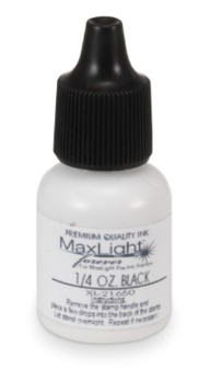 Keep a bottle of ink handy in case your pre-inked Mississippi notary stamp needs a refill. Click on the 'Add to Cart' button to choose the right ink color.
